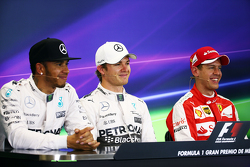 Обладатель поула - Нико Росберг, Mercedes AMG F1 W06, второе место - Льюис Хэмилтон, Mercedes AMG F1