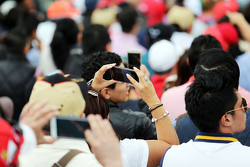 Fans en la tribuna