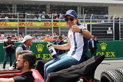 Felipe Massa, Williams on the drivers parade.