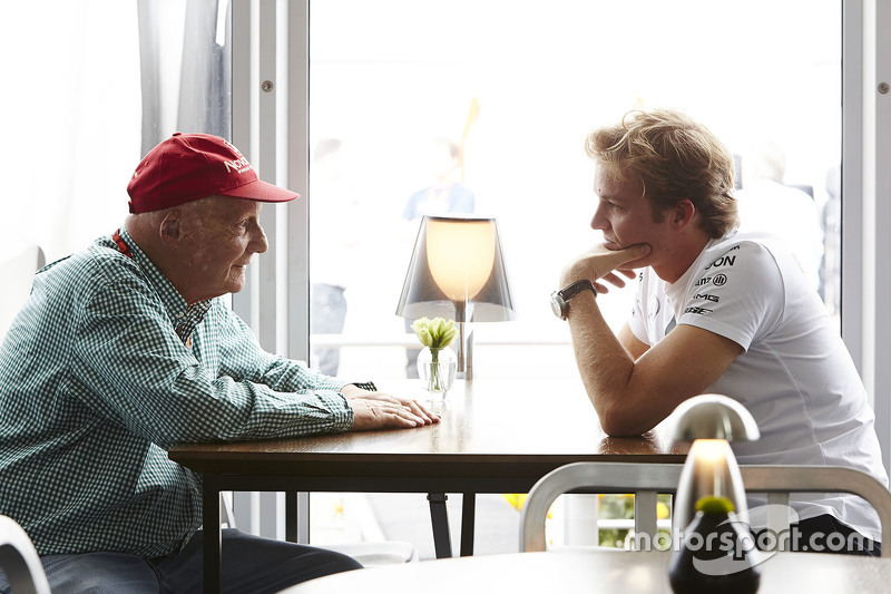 Nico Rosberg, Mercedes AMG F1 con Niki Lauda