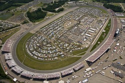 Aerial view of Michigan International Speedway