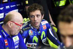 Valentino Rossi, Yamaha Factory Racing, mit Crewchief Silvano Galbusera