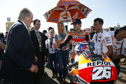 Дани Педроса, Repsol Honda Team и король Испании Хуан Карлос