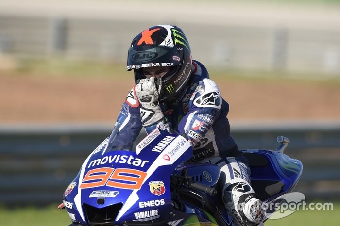 Winner and 2015 MotoGP Champion Jorge Lorenzo, Yamaha Factory Racing