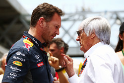 Christian Horner, Red Bull Racing teambaas Bernie Ecclestone