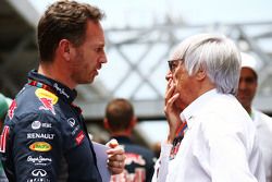 Christian Horner, Red Bull Racing Director del Equipo con Bernie Ecclestone