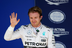 Polezitter Nico Rosberg, Mercedes AMG F1 Team