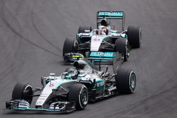 Nico Rosberg, Mercedes AMG F1 W06 y Lewis Hamilton, Mercedes AMG F1 W06