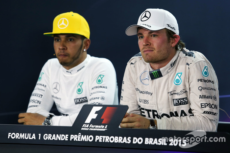 Lewis Hamilton, Mercedes AMG F1 y Nico Rosberg, Mercedes AMG F1