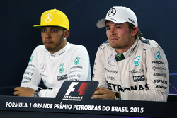 Lewis Hamilton, Mercedes AMG F1 y Nico Rosberg, Mercedes AMG F1