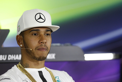 Lewis Hamilton, Mercedes AMG F1 alla conferenza stampa FIA