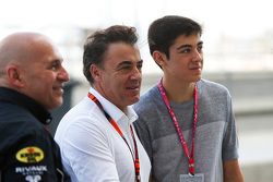 Jean Alesi, with his son Juliano