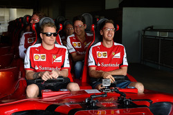 Kimi Räikkönen und Sebastian Vettel, Ferrari