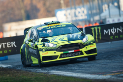 Valentino Rossi und Carlo Cassina, Ford Fiesta