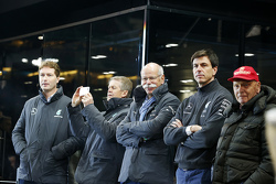 Ola Kaellenius, Dr. Thomas Weber, Dr. Dieter Zetsche, Toto Wolff, Niki Lauda