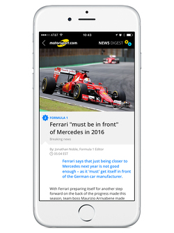 L'application Motorsport.com New Digest
