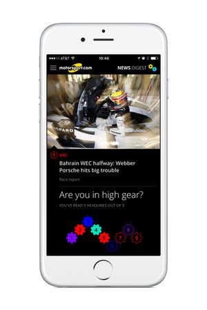 Motorsport.com New Digest app