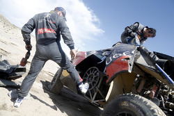 #314 Peugeot: Sèbastien Loeb, Daniel Elena nach dem Unfall
