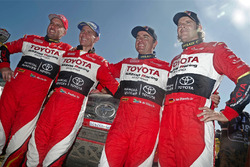 #301 Toyota: Giniel de Villiers, Dirk Von Zitzewitz, #319 Toyota: Leeroy Poulter, Robert Howie