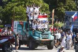 Categoria camion, i vincitori: #501 Iveco Gerard de Rooy, Moises Torrallardona, Darek Rodewald