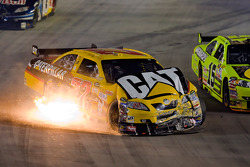 Dave Blaney gets caught up in an accident