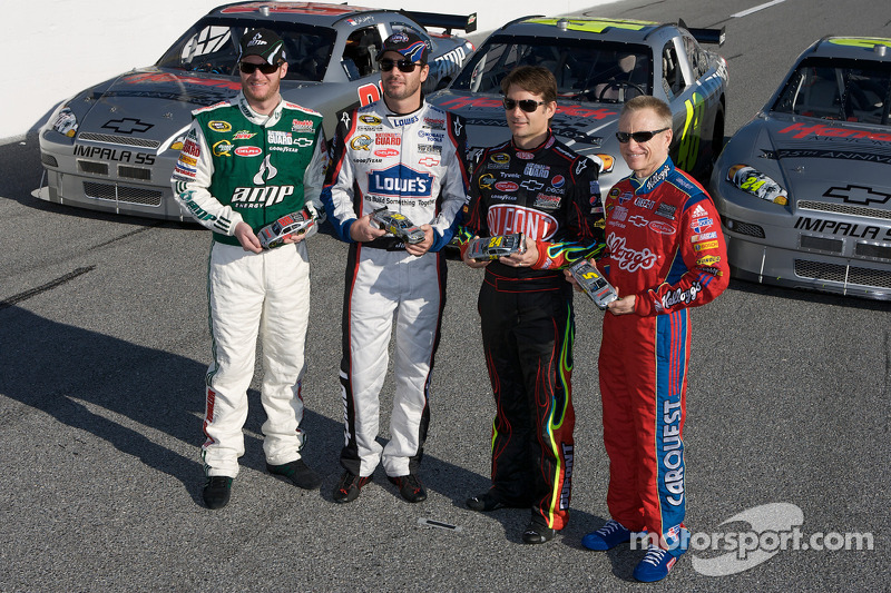 Hendrick Motorsports 25 aniversario presentación del auto de la temporada: Dale Earnhardt Jr., Jimmi