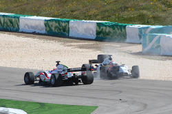 Andre Lotterer, pilote de l'Allemagne en A1GP, s'est crashé