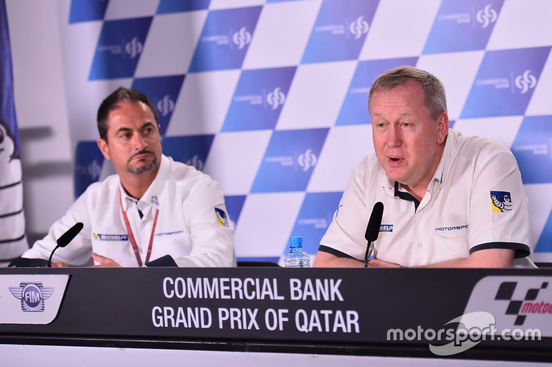 Piero Taramasso, Director de la dos ruedas Michelin Motorsport y Pascal Couasnon, Director de Michelin Motorsport