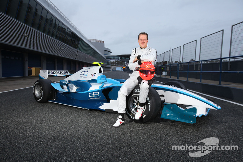 Michael Schumacher teste une GP2