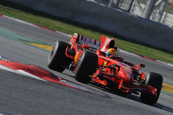Valentino Rossi testet den Ferrari F2008