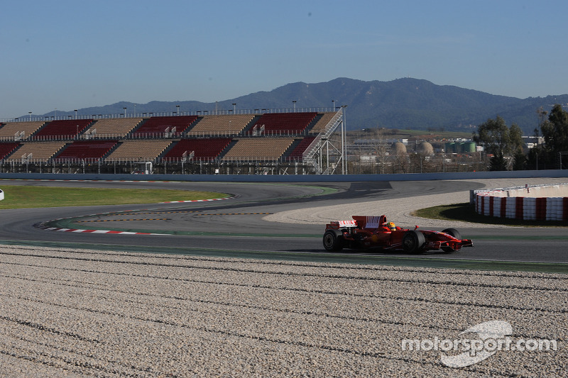 Valentino Rossi tes Ferrari F2008