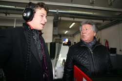 Marco Andretti en Mario Andretti