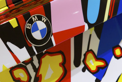 BMW Art Car presentatie, Pompidou Center, Paris: de 17e BMW art Detail van de auto