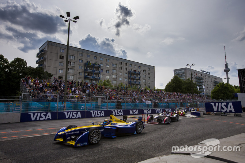 Sébastien Buemi, Renault e.Dams lidera a Jean-Eric Vergne, DS Virgin Racing