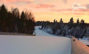 Nurburgring nevado. Foto: Nurburgring